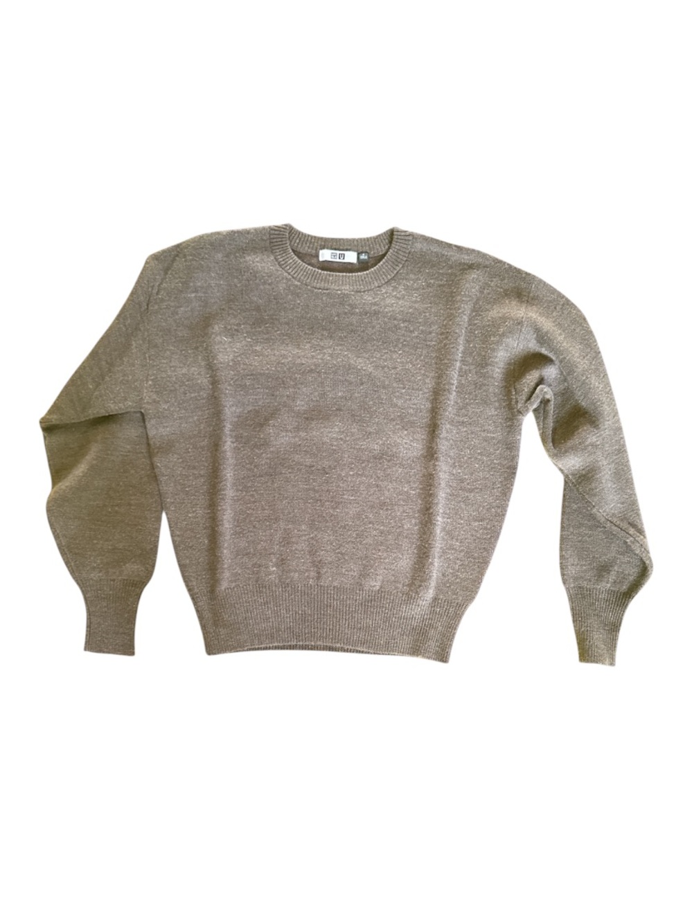 Uniqlo Women's Crewneck Sweater in Olive Green
